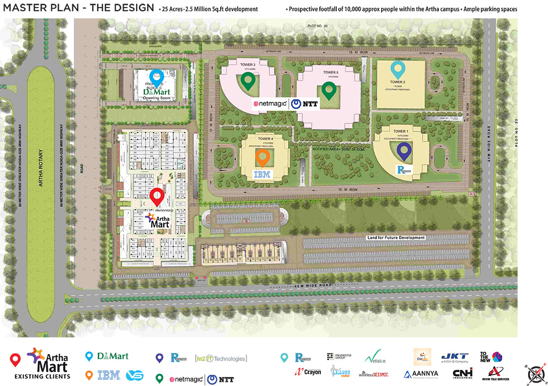artha mart commercial project master plan
